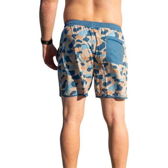 NEW BURLEBO men's swim trunks in rockport camo - Picture 2 of 2